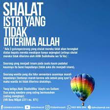Shalat Istri Yang Tidal Di Terima Allah Kutipan Agama Sembahyang Kata Kata Indah