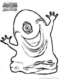 Mike wazowski coloring pages are a fun way for kids of all ages to develop creativity, focus, motor skills and color recognition. Monsters Vs Aliens Coloring Page For Kids Free Monsters Inc Printable Coloring Pages Online For Kids Coloringpages101 Com Coloring Pages For Kids