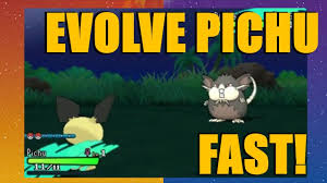 How To Evolve Pichu Fast In Pokemon Sun Moon Under 3 Minutes Youtube