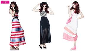 Pantaloonsfashion S Image Maxi Dresses Casual Sheer Maxi Dress Trendy Outfits