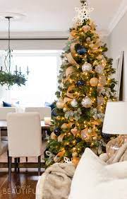 4.4 out of 5 stars. Navy And Gold Christmas Tree Nick Alicia