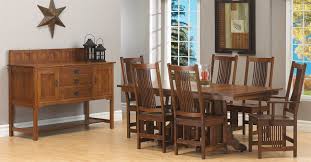 Mission style dining or kitchen tables are solid wood, simple, stylish, strong and built to last for generations. Mission Dining Room Set Millbank Family Furniture Millbank On N0k1l0