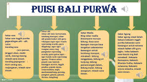 Contoh Puisi Bali Anyar Inggih Punika