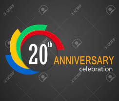 20 Jarig Bestaan Viering Achtergrond 20 Jaar Verjaardag Kaart Illustratie Vector Eps10 Royalty Vrije Cliparts Vectoren En Stock Illustratie Image 52216586