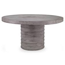 Mr Brown Beyer Industrial Slate Round Stone Outdoor Dining Table 54d Dining Table Stone Dining Table Outdoor Dining