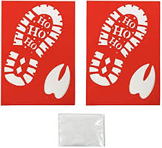 Check spelling or type a new query. Card And Party Store Santa Footprints Glitter Floor Decoration Reindeer Feet Foot Cutout Stencil For Kids Xmas Eve Home Accessories Arts Crafts Hooves Amazon Co Uk Home Kitchen
