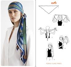 Hermes Carte A Nouer Comment Nouer Un Foulard Nouer Foulard Mode Turban