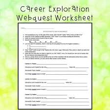 This Worksheet Is To Be Used With The Website Mynextmove Org For A More Complete Lesson C Career Exploration Career Planning Career Exploration Middle School