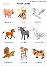 Animals Sounds Flashcard Animal Sounds Animal Flashcards Animals