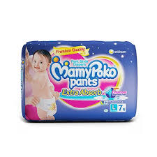 Styles from pampers, huggies, mamy poko, wipro and more. Buy Mamypoko Pants Style Diapers Large 9 14 Kg 7 Pcs Online At The Best Price Bigbasket