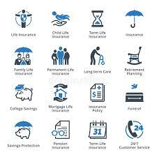 Life Insurance Icons Blue Series This Set Contains Life Insurance Icons That Sponsored Blue Series Icons Protection Life Life Insurance Protection