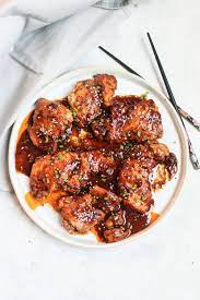 Sticky Asian Chicken Clean Foodie Cravings Recipe Asian Chicken Recipes Primal Kitchen