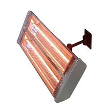 These heaters are very convenient because they don't require any complicated installation. Az Patio Heaters 1 500 Watt Infrared Double Electric Wall Mount Electric Patio Heater Hil 1531 The Home Depot