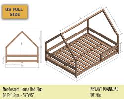 This step by step diy article is about 2x4 toddler bed plans. Montessori Bed Twin Bed Plan Toddler Bed House Bed Frame Diy Wooden Floor Bed For Kids Bedroom Vozeli Com