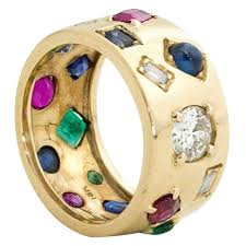 Multi Gem Gold Ring 1stdibs Com Multi Gem Best Jewelry Stores Jewelry