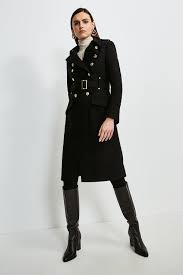 How karen millen uses cookies. Karen Millen Curve Italian Wool Blend Notch Short Coat Blue Karen Millen Uk