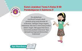 Diskusikanlah kegiatan berikut bersama temanmu! Kunci Jawaban Tema 4 Kelas 6 Halaman 119 120 121 122 123 124 Pembelajaran 4 Subtema 3 Buku Tematik Halo Belajar