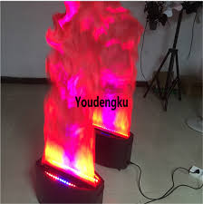 2 Pieces 1 5 Meteres Silk Cloth Opening Ceremony Led Flame Light Led Fire Effect Machine For Dj Lights Stage Lighting Effect Aliexpress