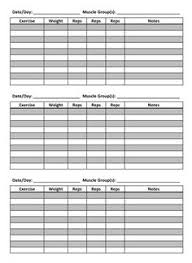 high quality weight training program chart weight training