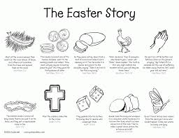 Overhead, there is a cross among clouds. Easter Coloring Pages For Sunday School Coloring Home