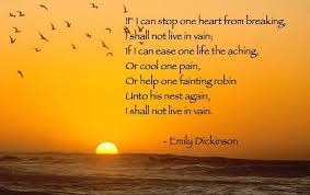 If I Can Stop One Heart From Breaking Emily Dickinson Poems Emily Dickinson Poetry Dickinson Poems