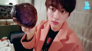 Same i can't over this vlive it's so funny and jin says stob it hihi but it's stop it this soo amazing and funny i love it!!. Video 161201 Bts Live Eat Jin V Army Base