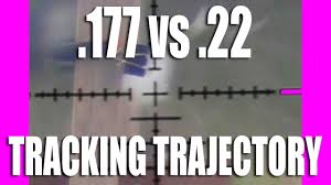 Tracking Trajectory 22 Vs 177 Airgun Pellets