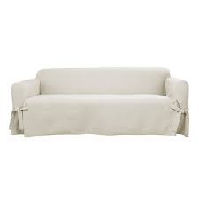 Farmhouse Basketweave Sofa Slipcover Sure Fit In 2020 Slipcovered Sofa Slipcovers For Chairs Slipcovers