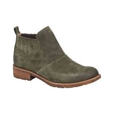 Womens Sofft Bellis Bootie Size 95 M Army Green Suede