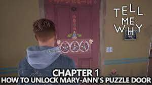 It assumes that the guards will point to doors instead of only responding verbally. Tell Me Why How To Unlock Mary Ann S Puzzle Door In Chapter 1 Youtube