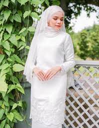 610ccw01 long sleeves illusion satin button back malaysia baju pengantin baju nikah kahwin. Baju Nikah Off White Women S Fashion Clothes Others On Carousell