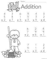 First grade color by number worksheets and printables. 1st Grade Coloring Pages Educational Math Worksheets Printable 2020 0085 Coloring4free Coloring4free Com