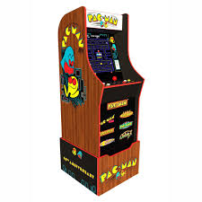 We're always surprised by how many different the ever so rare escape from the planet of the robot monsters arcade marquee is finally in our collection. Arcade1up Pac Man 40th Anniversary Edition Arcade Cabinet With Riser Light Up Marquee The Gamesmen