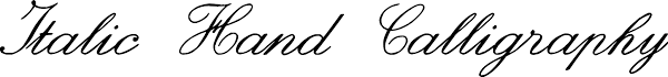 Italic Script Fonts Fontspace