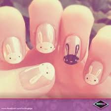 Pin By Soraya Alcantar On Unas Bunny Nails Animal Nails Nails For Kids