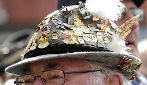 Famous German Hat With Pins