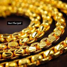 24k 19.5 inch real gold plated rope necklace chain for jewelry necklace making, 19 1/2 x 1/16 x 1/16 inches. Box Chain Necklaceamulet Buddha Necklace22k 23k 24k Gold Etsy 24k Gold Necklace 24k Gold Jewelry Gold Chains For Men