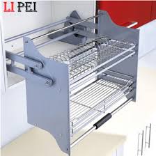 china kitchen cabinet basket pull out