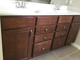 Sinclair Birch Saddle Cabinets Vanity Cabinet Oak Cabinets Chestnut Oak