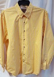 Michael Kors Mens Yellow Checked Button Front Striped Cuff Dress Shirt Xl Casual Shirts For Men Shirts Shirt Dress