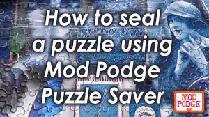 Order today with free shipping. How To Seal A Puzzle Using Mod Podge Puzzle Saver Youtube