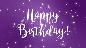 Share the best gifs now >>> Purple Happy Birthday Greeting Card Stock Footage Video 100 Royalty Free 1007385076 Shutterstock