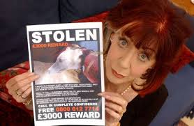 Stolen Poster Produced By Terri Berg Editorial Stock Photo