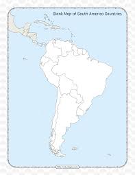 Blank map of latin america. Blank Map Of South America Countries Worksheet