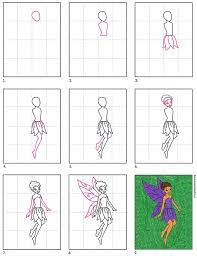 Easy How To Draw A Fairy Tutorial · Art Projects For Kids