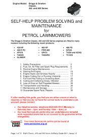 Briggs & stratton lawn mower 1695287. Briggs Stratton 500 Series Maintenance Manual Pdf Download Manualslib