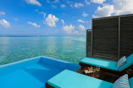 Enjoy sensational overwater living at the water villas with private pool, stunning villas that are located just steps away from the underwater wonders enjoy sublime holiday moments in this elegant water villa while you unwind on the outdoor deck, before taking a dip in your private infinity pool. Water Bungalow With Pool Picture Of Velassaru Maldives Velassaru Island Tripadvisor