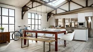 1001 Idees Pour L Amenagement De La Cuisine Semi Ouverte Cuisine Loft Cuisines Design Cuisine Semi Ouverte