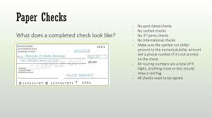 To do this, the bank or check cashing place will usually ask for at least two forms of picture identification. Cash Handling Pci Compliance Ar Billing Ppt Download