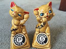 Check out our cat phone selection for the very best in unique or custom, handmade pieces from our telephones & handsets shops. Vintage Cat On Phone Made In Japan Salt And Pepper Shakers Kitsch Decor Cat Items Vintage Cat